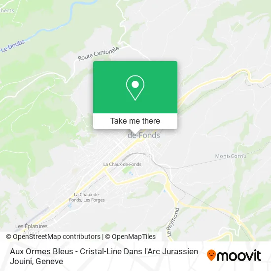 Aux Ormes Bleus - Cristal-Line Dans l'Arc Jurassien Jouini map