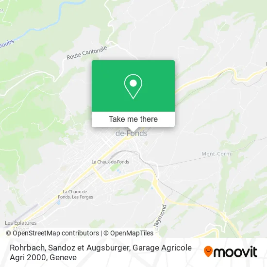Rohrbach, Sandoz et Augsburger, Garage Agricole Agri 2000 map