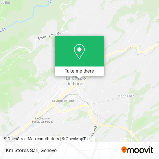 Km Stores Sàrl map