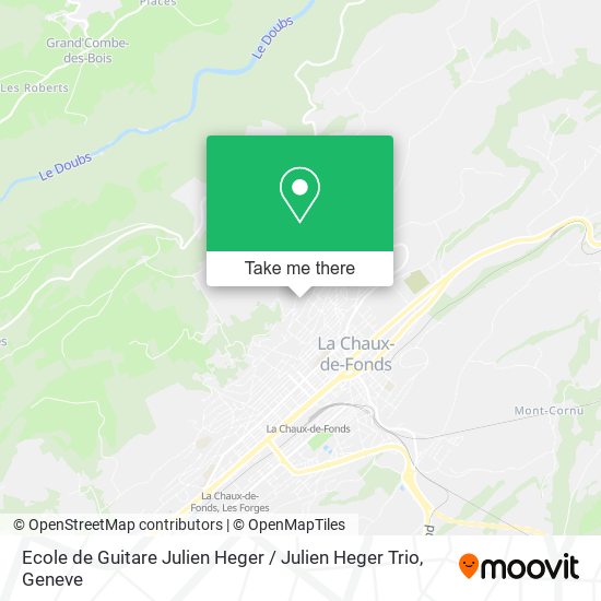 Ecole de Guitare Julien Heger / Julien Heger Trio map