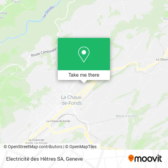 Electricité des Hêtres SA map