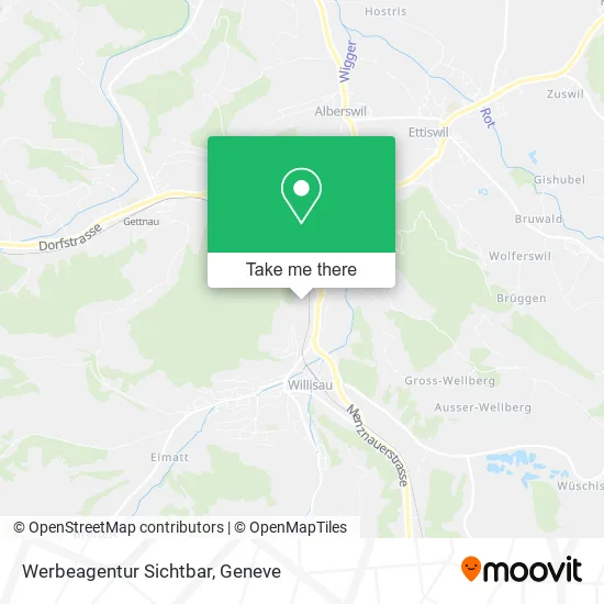 Werbeagentur Sichtbar map