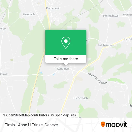 Timis - Ässe U Trinke map