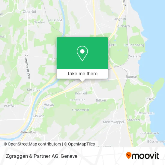 Zgraggen & Partner AG map