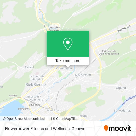 Flowerpower Fitness und Wellness map
