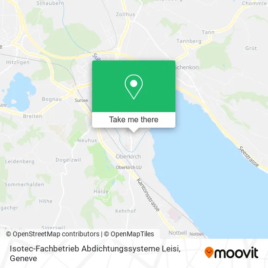 Isotec-Fachbetrieb Abdichtungssysteme Leisi map