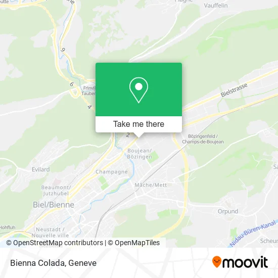 Bienna Colada map