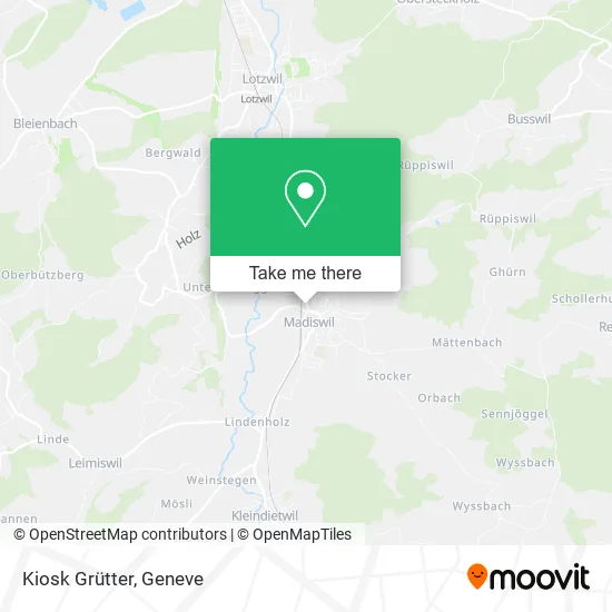 Kiosk Grütter map