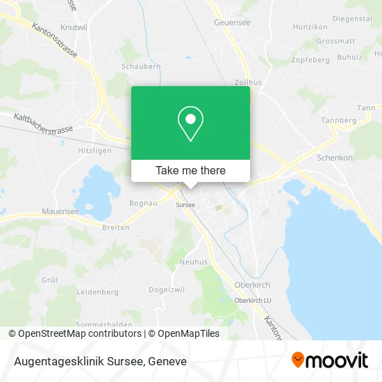 Augentagesklinik Sursee map