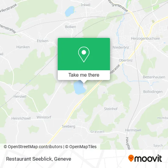 Restaurant Seeblick map