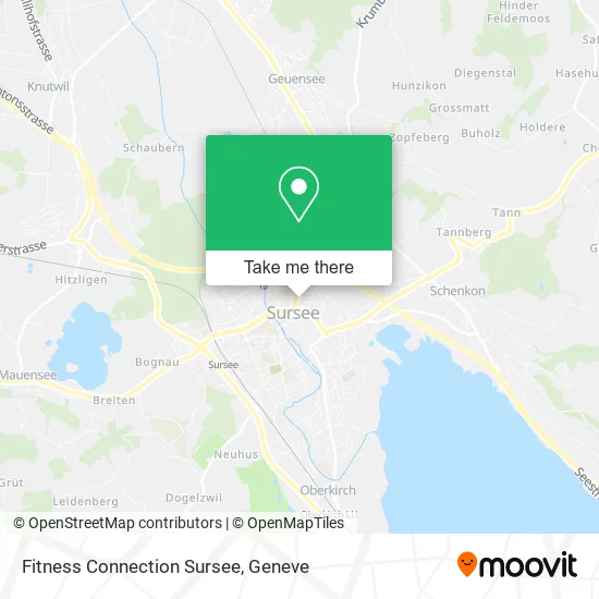 Fitness Connection Sursee map