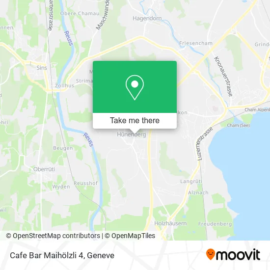 Cafe Bar Maihölzli 4 map