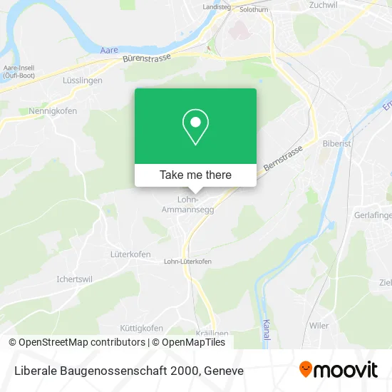Liberale Baugenossenschaft 2000 map