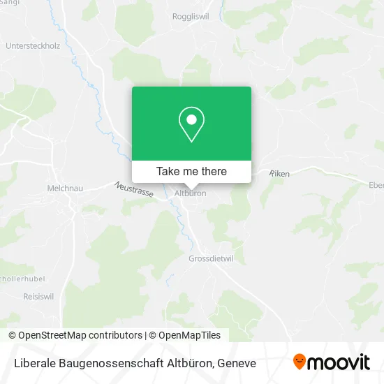 Liberale Baugenossenschaft Altbüron map