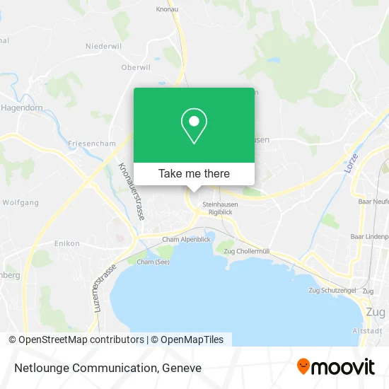 Netlounge Communication map