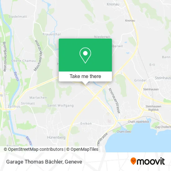 Garage Thomas Bächler map