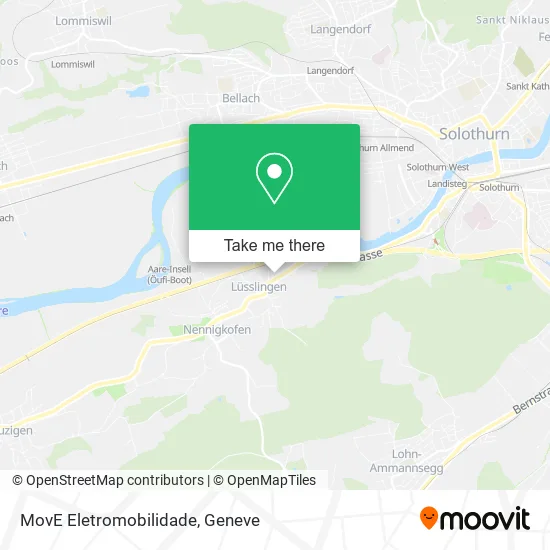 MovE Eletromobilidade map