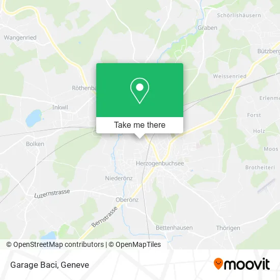 Garage Baci map