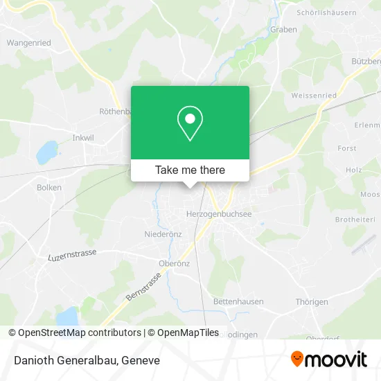 Danioth Generalbau map