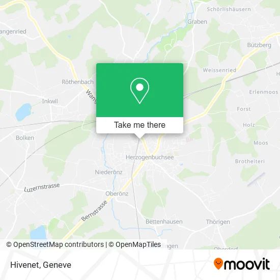 Hivenet map