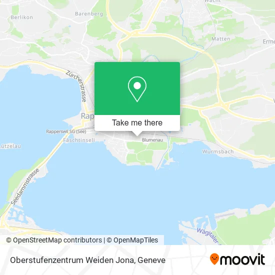 Oberstufenzentrum Weiden Jona map