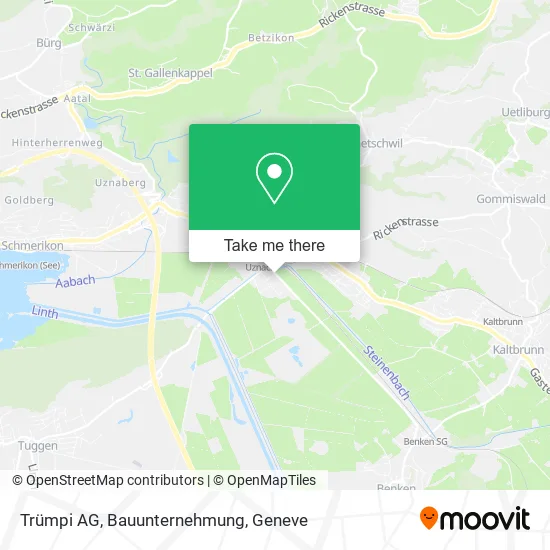 Trümpi AG, Bauunternehmung map