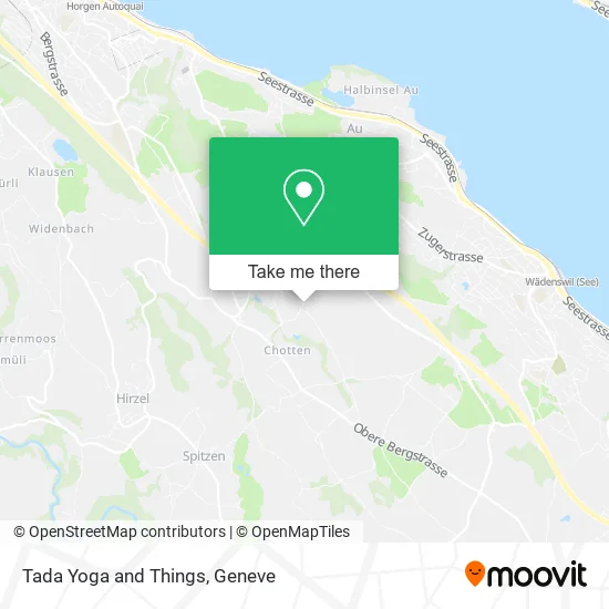 Tada Yoga and Things map