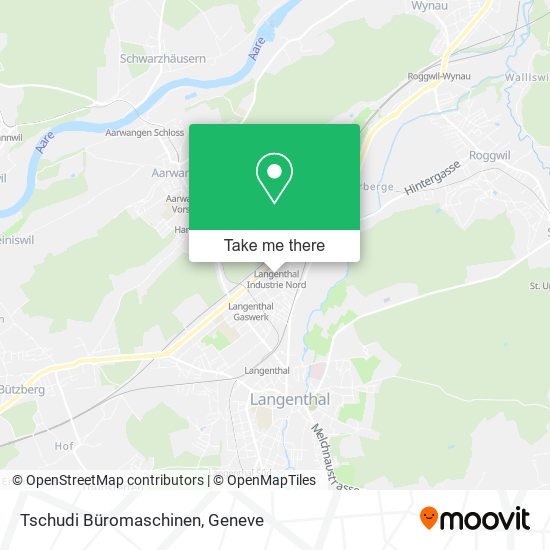 Tschudi Büromaschinen map