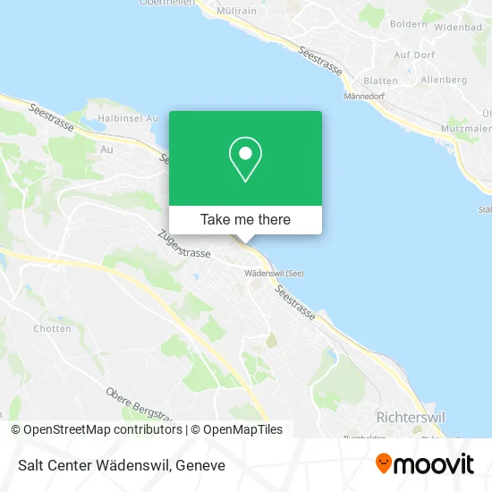 Salt Center Wädenswil map