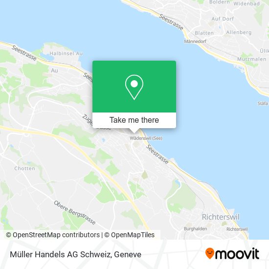 Müller Handels AG Schweiz map