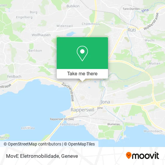 MovE Eletromobilidade map