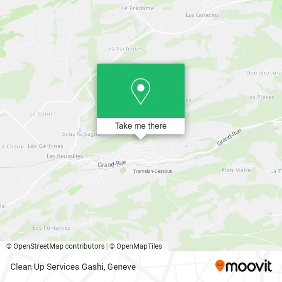 Clean Up Services Gashi map