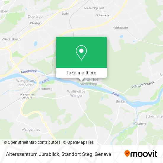 Alterszentrum Jurablick, Standort Steg map