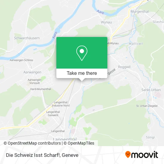 Die Schweiz Isst Scharf! map