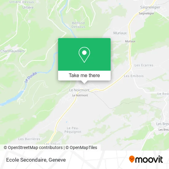 Ecole Secondaire map