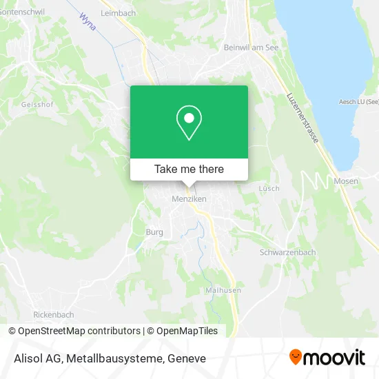 Alisol AG, Metallbausysteme map