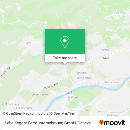 Scheidegger Forstunternehmung GmbH map
