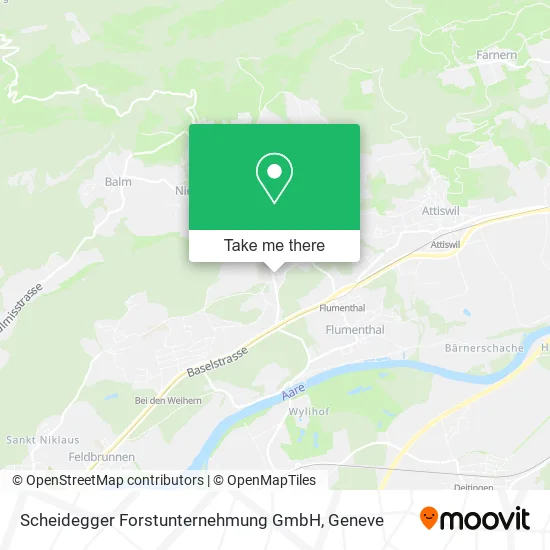 Scheidegger Forstunternehmung GmbH map
