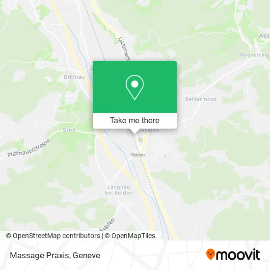 Massage Praxis map