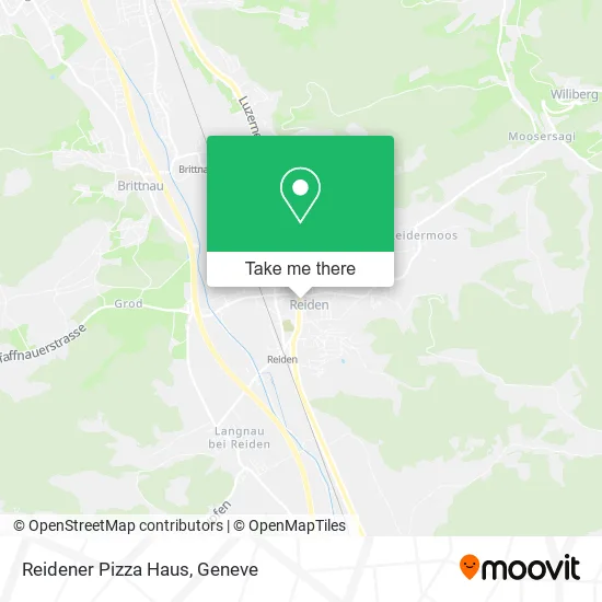 Reidener Pizza Haus plan