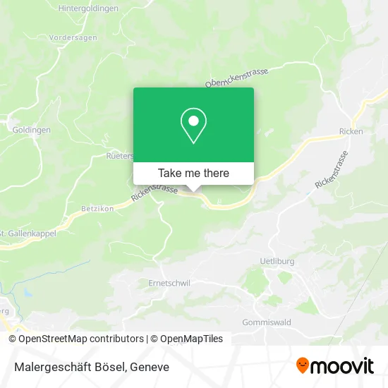 Malergeschäft Bösel map