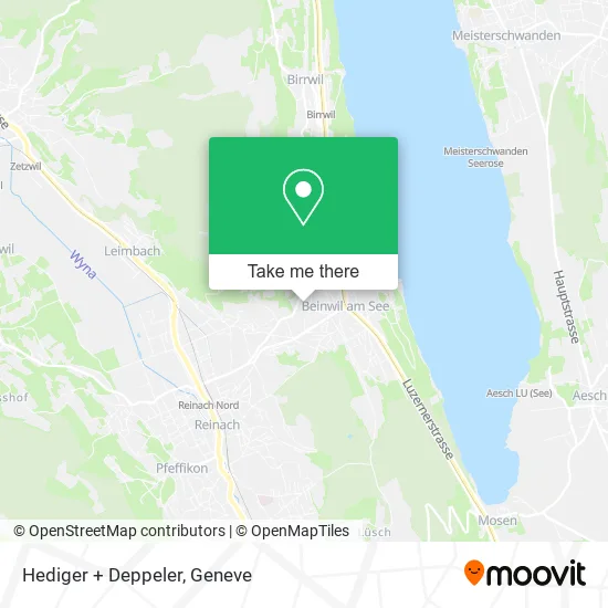Hediger + Deppeler map