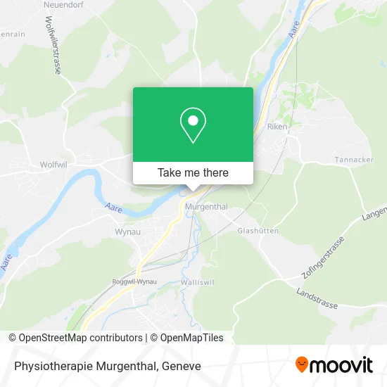 Physiotherapie Murgenthal map