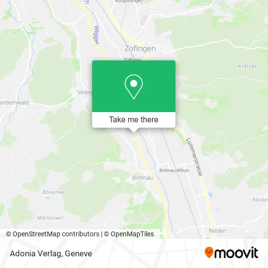 Adonia Verlag map