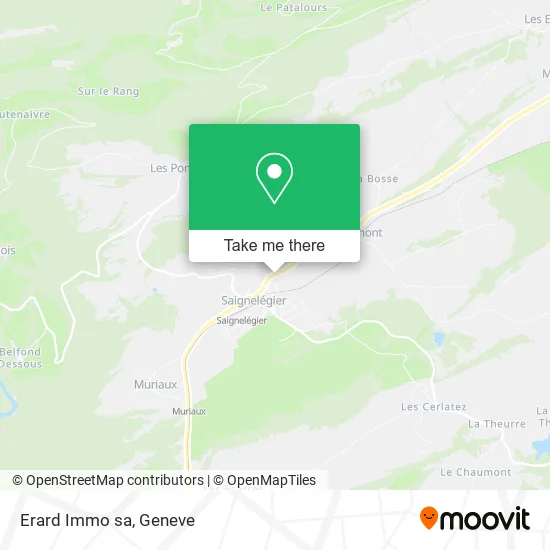 Erard Immo sa map