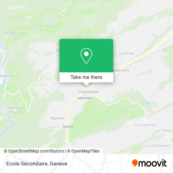 Ecole Secondaire map