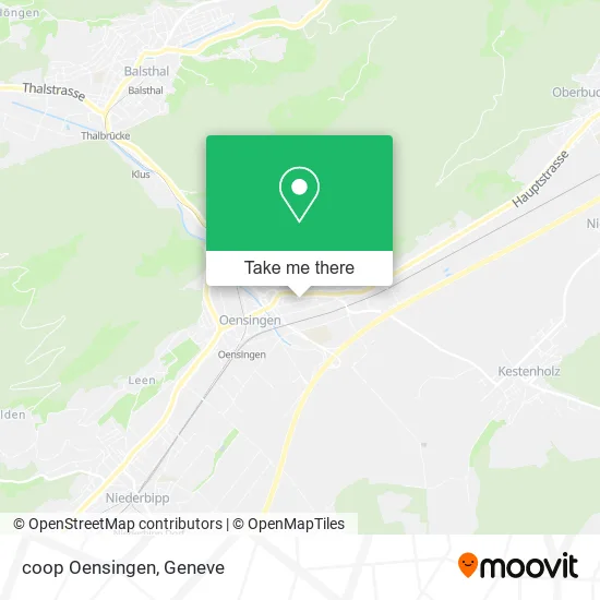 coop Oensingen map