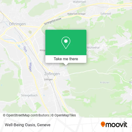 Well-Being Oasis map