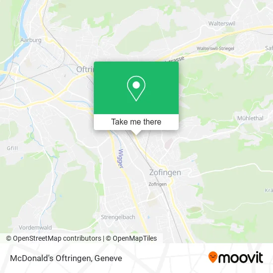 McDonald's Oftringen map