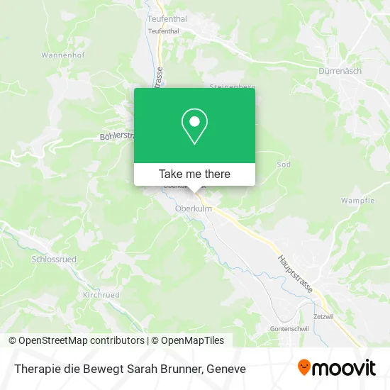 Therapie die Bewegt Sarah Brunner map
